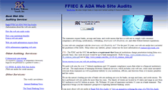 Desktop Screenshot of bankwebsiteaudits.com